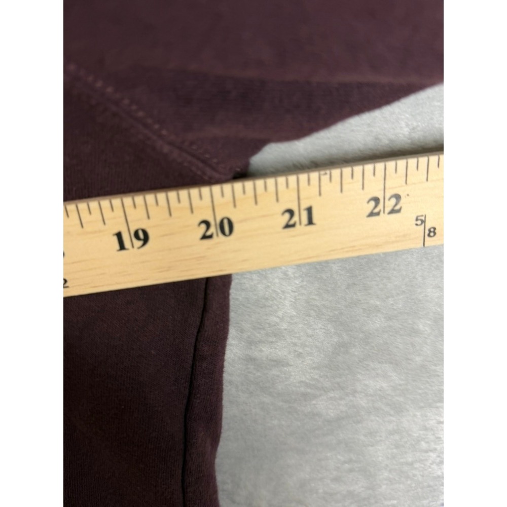 THE NORTH FACE Hoodie Women M Purple Big Logo Pullover Sweatshirt - Picture 4 of 7